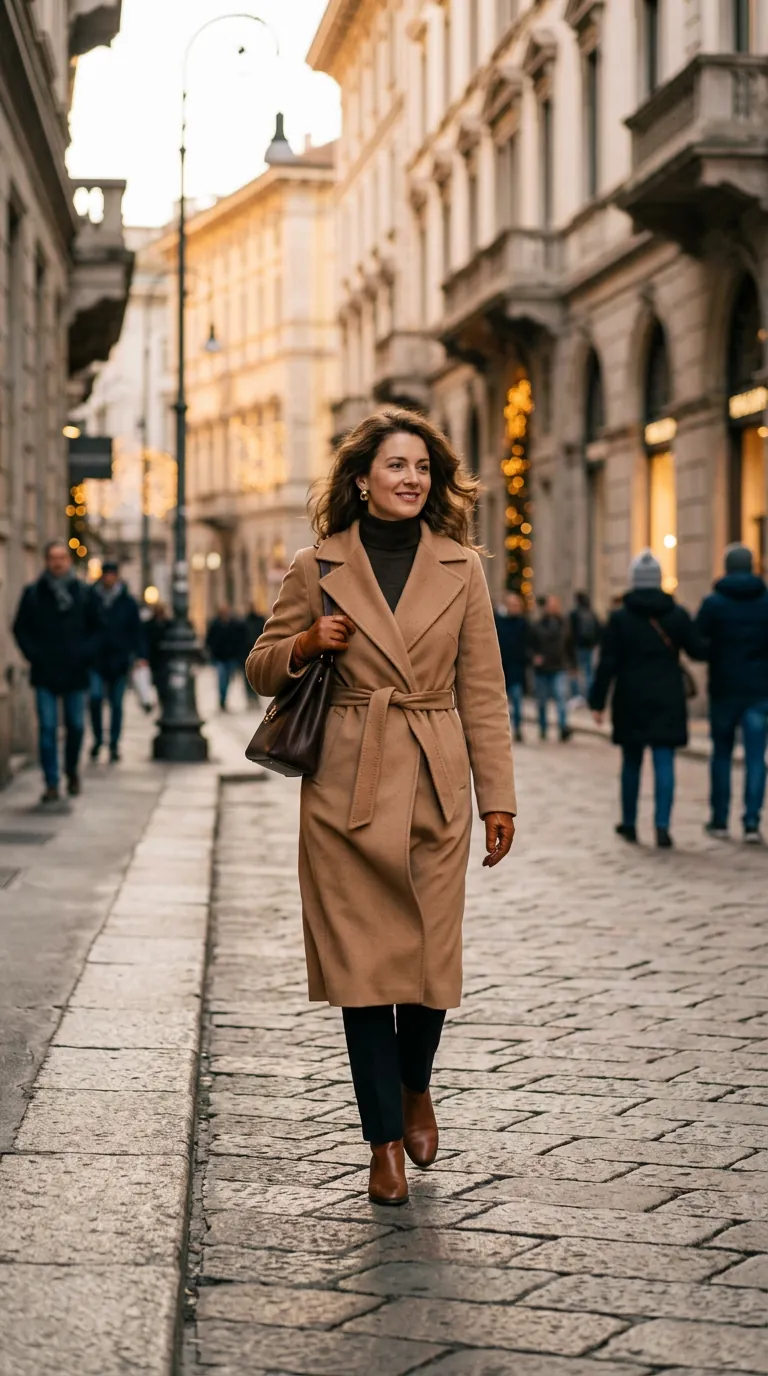 Cappotto Aurora — editorial MAELIA